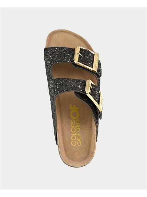 Sandalo doppia fascia Colors of California COLORS OF CALIFORNIA | BIO35NNMIL